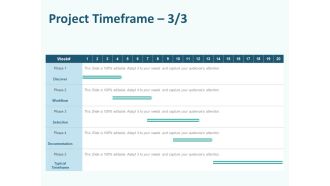 Client Relationship Administration Proposal Template Project Timeframe Workflow Designs PDF