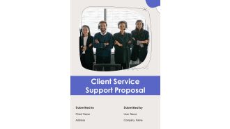 Client Service Support Proposal Example Document Report Doc Pdf Ppt