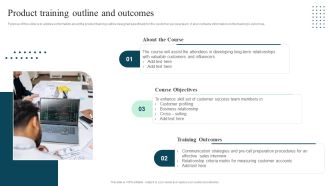 Client Success Playbook Product Training Outline And Outcomes Structure PDF