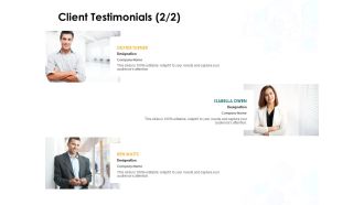 Client Testimonials Communication Ppt PowerPoint Presentation File Templates