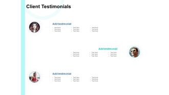 Client Testimonials Communication Ppt PowerPoint Presentation Icon Templates