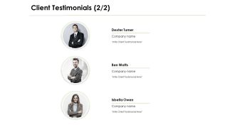 Client Testimonials Communication Ppt PowerPoint Presentation Styles Layouts