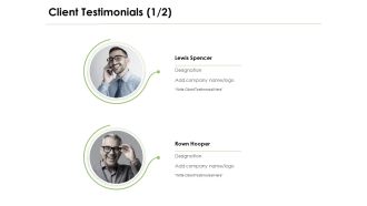 Client Testimonials Introduction Ppt PowerPoint Presentation Infographic Template Deck