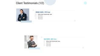 Client Testimonials Introduction Ppt PowerPoint Presentation Infographic Template Picture