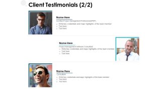 Client Testimonials Introduction Ppt PowerPoint Presentation Pictures Inspiration