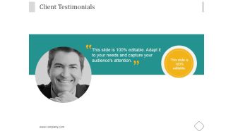 Client Testimonials Ppt PowerPoint Presentation Tips