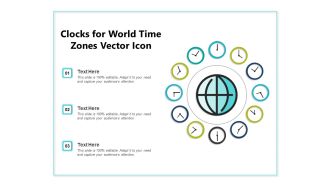 Clocks For World Time Zones Vector Icon Ppt PowerPoint Presentation File Good PDF