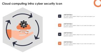 Cloud Computing Infra Cyber Security Icon Sample PDF
