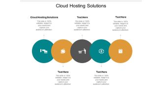Cloud Hosting Solutions Ppt PowerPoint Presentation Slides Introduction Cpb