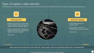 Cognitive Radio Network IT Types Of Cognitive Radio Networks Ideas PDF