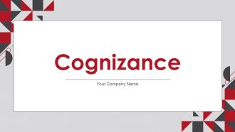 Cognizance Ppt PowerPoint Presentation Complete With Slides