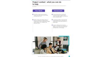 Collaboration To Partner With Celebrities Project Context What You Can Do One Pager Sample Example Document