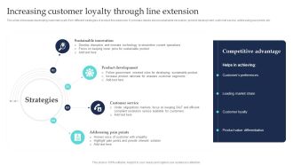 Commodity Line Extension Techniques Increasing Customer Loyalty Through Line Extension Sample PDF