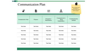 Communication Plan Ppt PowerPoint Presentation Summary Designs Download
