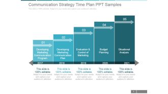Communication Strategy Time Plan Ppt PowerPoint Presentation Shapes