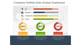 Company Portfolio Data Analysis Dashboard Ppt PowerPoint Presentation File Example Topics PDF