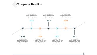 Company Timeline Ppt PowerPoint Presentation Show Slide