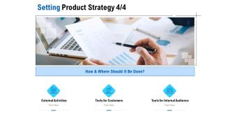 Competition In Market Setting Product Strategy External Activities Ppt Pictures Background Designs PDF