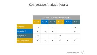 Competitive Analysis Matrix Ppt PowerPoint Presentation Slides