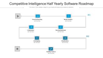Competitive Intelligence Half Yearly Software Roadmap Portrait