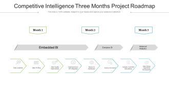 Competitive Intelligence Three Months Project Roadmap Ideas