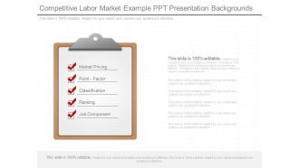 Competitive Labor Market Example Ppt Presentation Backgrounds