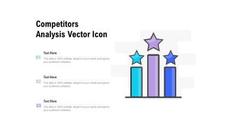 Competitors Analysis Vector Icon Ppt PowerPoint Presentation Summary Clipart Images PDF