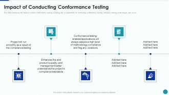 Compliance Testing IT Impact Of Conducting Conformance Testing Sample PDF