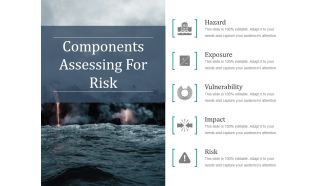 Components Assessing For Risk Ppt PowerPoint Presentation Slide Download