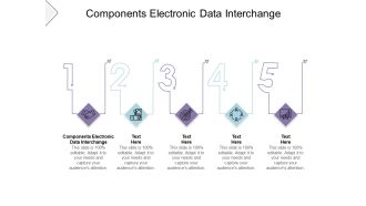 Components Electronic Data Interchange Ppt PowerPoint Presentation Pictures Example Topics Cpb Pdf