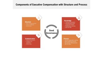 Components Of Executive Compensation With Structure And Process Ppt PowerPoint Presentation Styles Files PDF