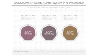 Components Of Quality Control System Ppt Presentation