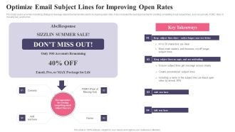 Comprehensive Guide To Acquire Customers Optimize Email Subject Lines Download PDF