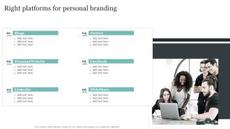 Comprehensive Personal Branding Guidelines Right Platforms For Personal Branding Slides PDF