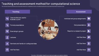 Computational Science Methodology Teaching And Assessment Method For Computational Science Ideas PDF