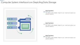 Computer System Interface Icon Depicting Data Storage Ppt Infographics Graphics Example PDF