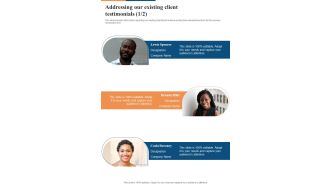 Concept Design And Development Proposal Addressing Our One Pager Sample Example Document