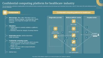 Confidential Computing System Technology Confidential Computing Platform For Healthcare Download PDF