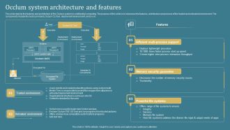 Confidential Computing System Technology Occlum System Architecture And Features Structure PDF