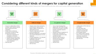 Considering Different Kinds Of Mergers For Capital Generation Inspiration PDF