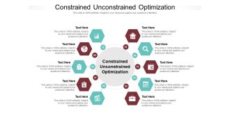 Constrained Unconstrained Optimization Ppt PowerPoint Presentation Ideas Rules Cpb Pdf