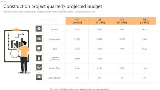 Construction Project Quarterly Projected Budget Topics PDF