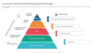 Consumer Brand Relationship Pyramid Model Elements PDF