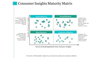 Consumer Insights Maturity Matrix Ppt PowerPoint Presentation Gallery Example