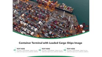 Container Terminal With Loaded Cargo Ships Image Ppt PowerPoint Presentation Gallery Graphics Tutorials PDF