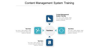 Content Management System Training Ppt PowerPoint Presentation Summary Tips Cpb Pdf