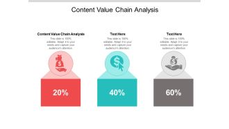 Content Value Chain Analysis Ppt PowerPoint Presentation Summary Objects Cpb