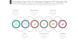 Controlling Cash Flow For Business Diagram Ppt Example File