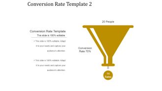 Conversion Rate Template 2 Ppt PowerPoint Presentation Example 2015