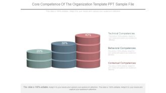 Core Competence Of The Organization Template Ppt Sample File